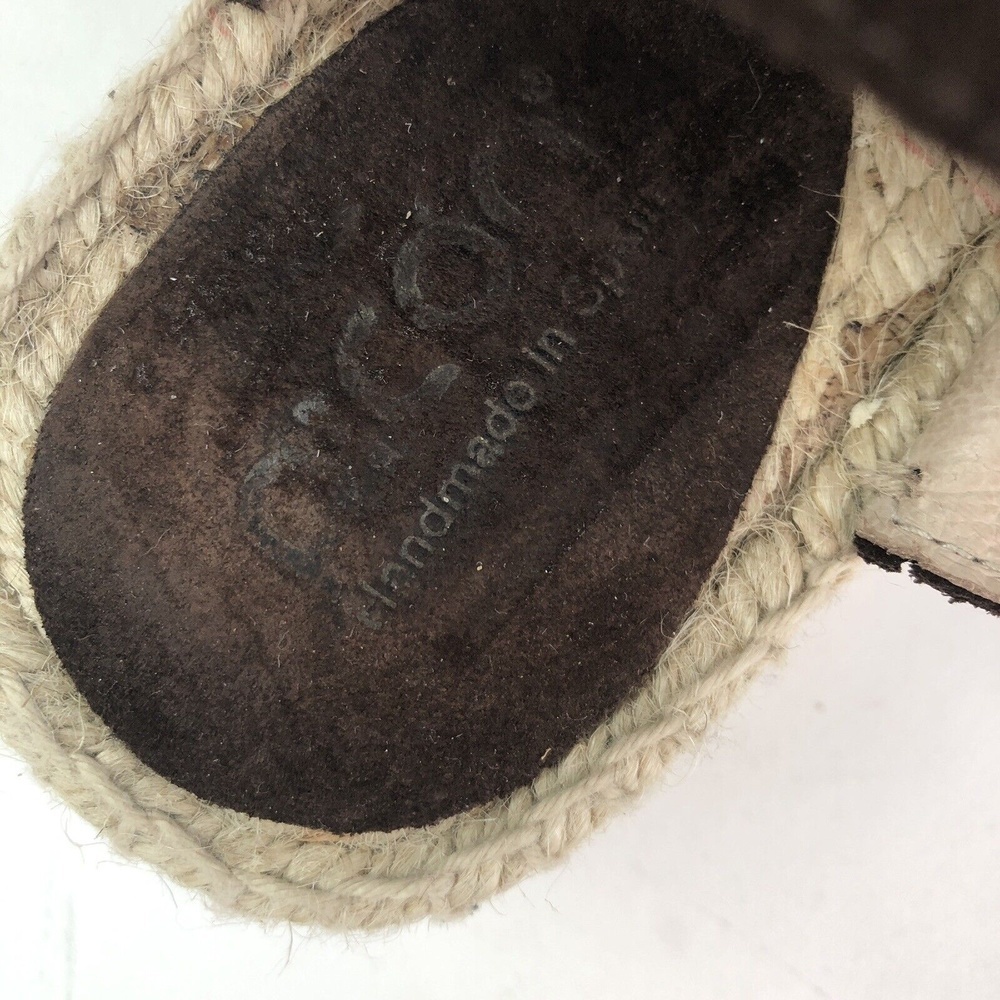 Picon Leopard Animal print Slingback Espadrille Shoes - Picture 3 of 12